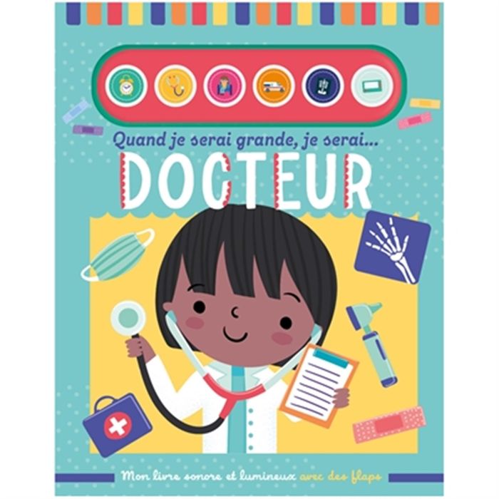 Couverture du livre « Quand je serai grande, je serai docteur » de Collectif, librairie Les Contes Infusés à Corte