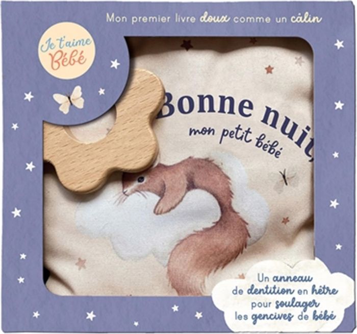 Couverture du livre « Bonne nuit mon petit bébé » de illustré par Nina Štajner, librairie Les Contes Infusés à Corte