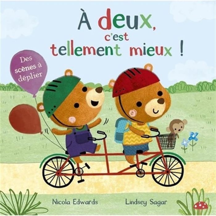 Couverture du livre « À deux, c'est tellement mieux ! », librairie Les Contes Infusés à Corte