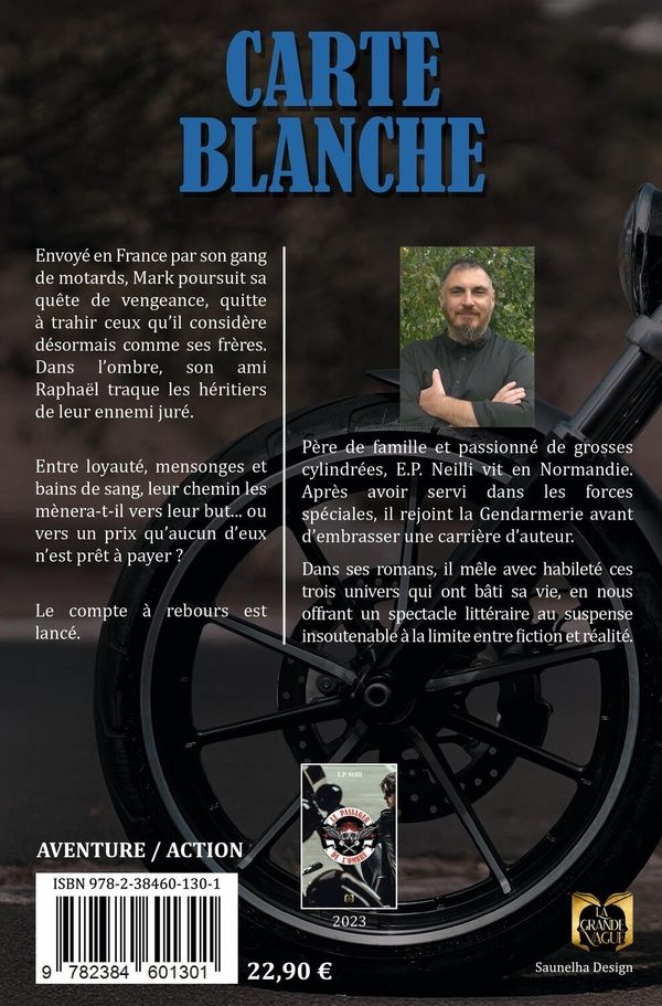 Quatrième de couverture de « Carte Blanche »