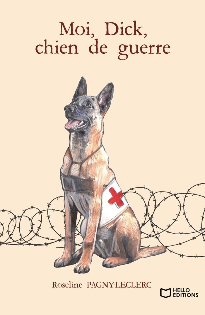 Couverture du livre « MOI, DICK, CHIEN DE GUERRE » de R. Pagny-Leclerc, librairie Les Contes Infusés à Corte
