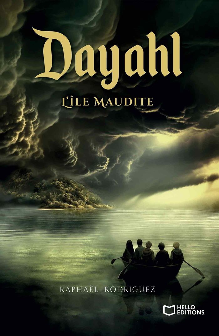 Couverture du livre « L'île maudite » de Raphaël Rodriguez, librairie Les Contes Infusés à Corte