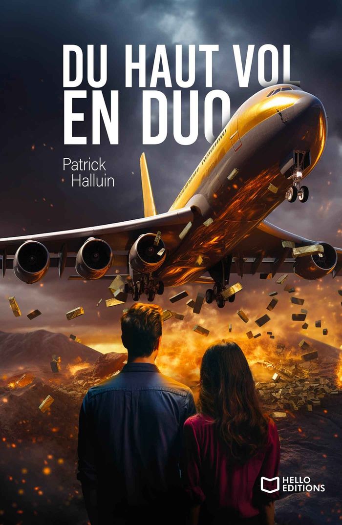 Couverture du livre « Du haut vol en duo » de Patrick Halluin, librairie Les Contes Infusés à Corte