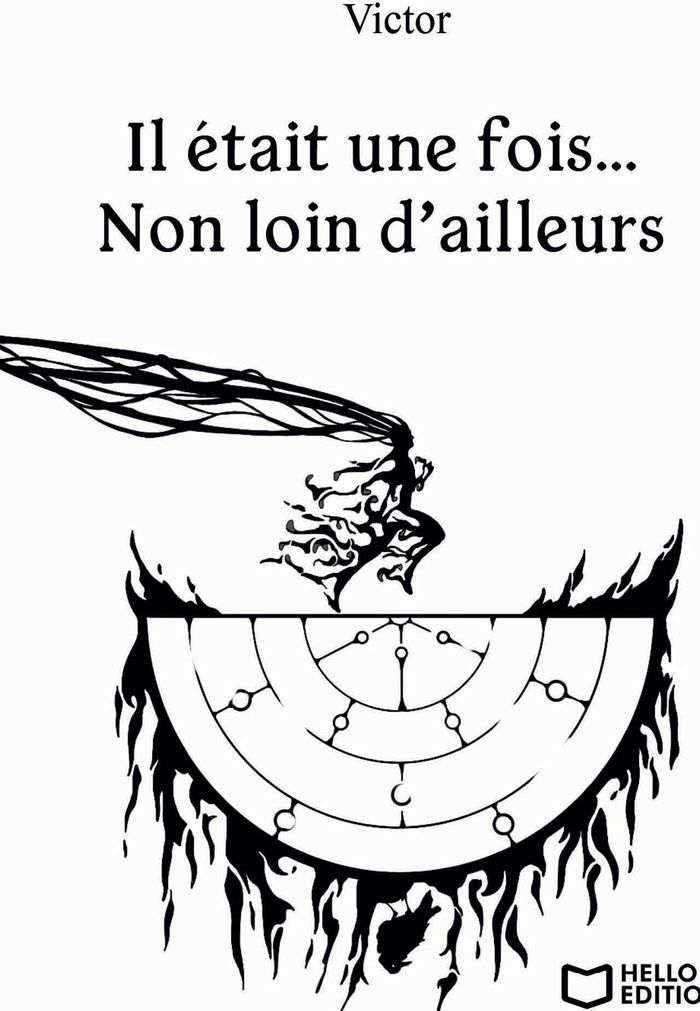 Couverture du livre « Il était une fois, non loin d'ailleurs » de Victor, librairie Les Contes Infusés à Corte