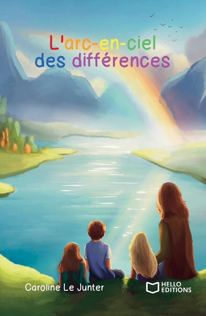 Couverture du livre « L'arc-en-ciel des différences » de Caroline Le Junter, librairie Les Contes Infusés à Corte