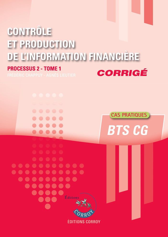 Couverture du livre « Contrôle et production de l'information financière » de Frédéric Chappuy, librairie Les Contes Infusés à Corte