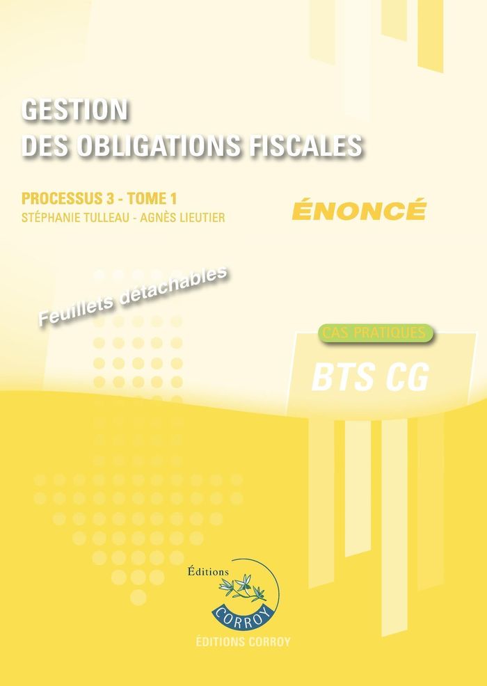 Couverture du livre « Gestion des obligations fiscales » de Audrey Grail, librairie Les Contes Infusés à Corte