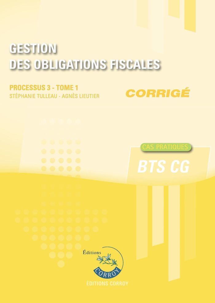 Couverture du livre « Gestion des obligations fiscales » de Audrey Grail, librairie Les Contes Infusés à Corte