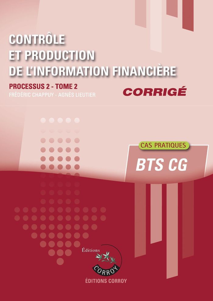 Couverture du livre « Contrôle et production de l'information financière » de Frédéric Chappuy, librairie Les Contes Infusés à Corte
