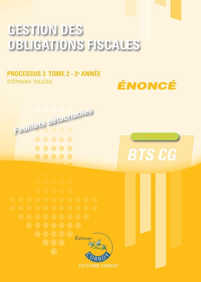 Couverture du livre « Gestion des obligations fiscales » de Audrey Grail, librairie Les Contes Infusés à Corte