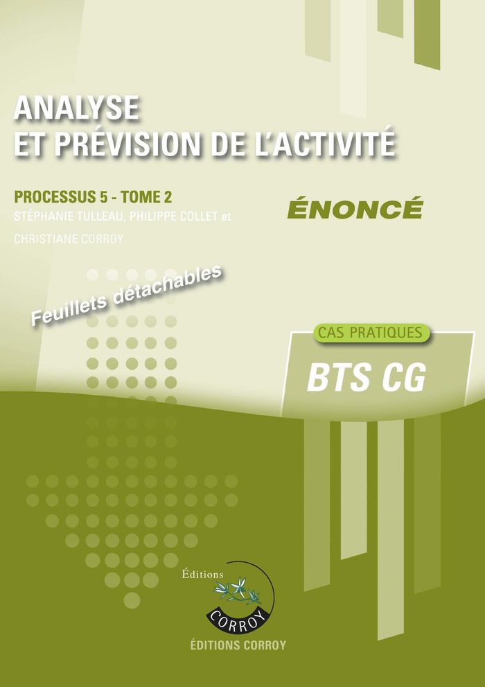 Couverture du livre « Analyse et prévision de l'activité », librairie Les Contes Infusés à Corte
