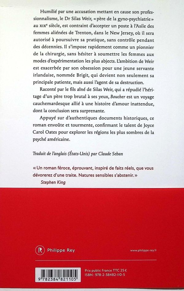 Quatrième de couverture de « Boucher : père de la gyno-psychiatrie moderne »