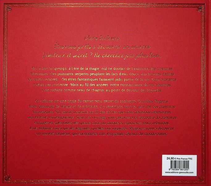 Quatrième de couverture de « LE MONDE MERVEILLEUX DES CREATURES MAGIQUES »