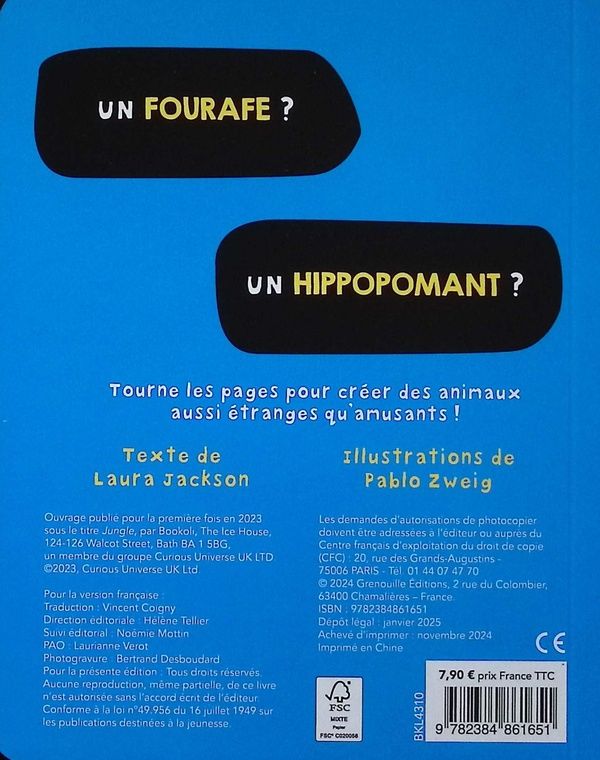 Quatrième de couverture de « Jungle »