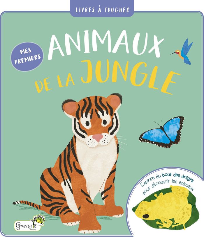 Couverture du livre « Mes premiers animaux de la jungle » de Collectif, librairie Les Contes Infusés à Corte