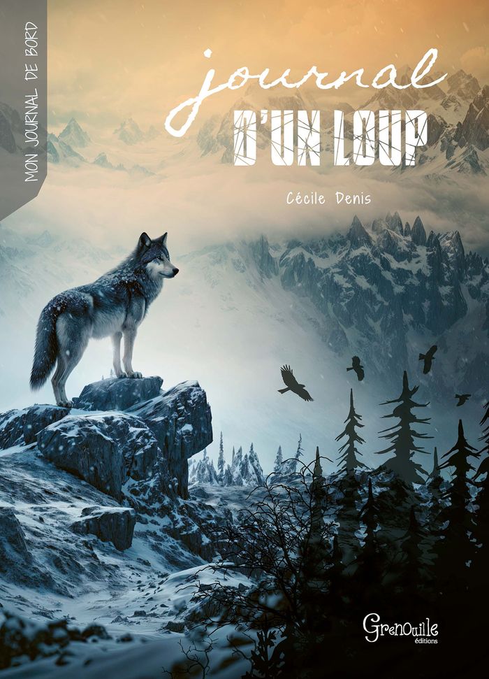 Couverture du livre « Journal d'un loup : Gaïaq la louve », librairie Les Contes Infusés à Corte