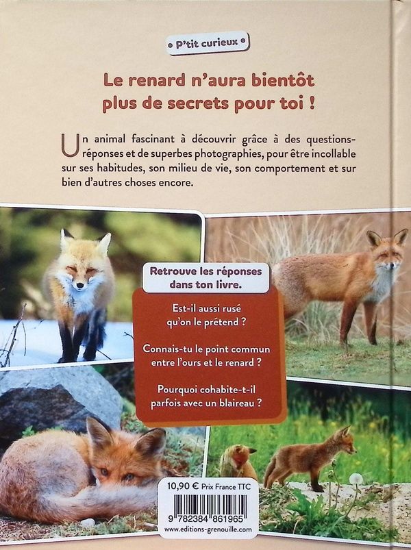 Quatrième de couverture de « Le renard »