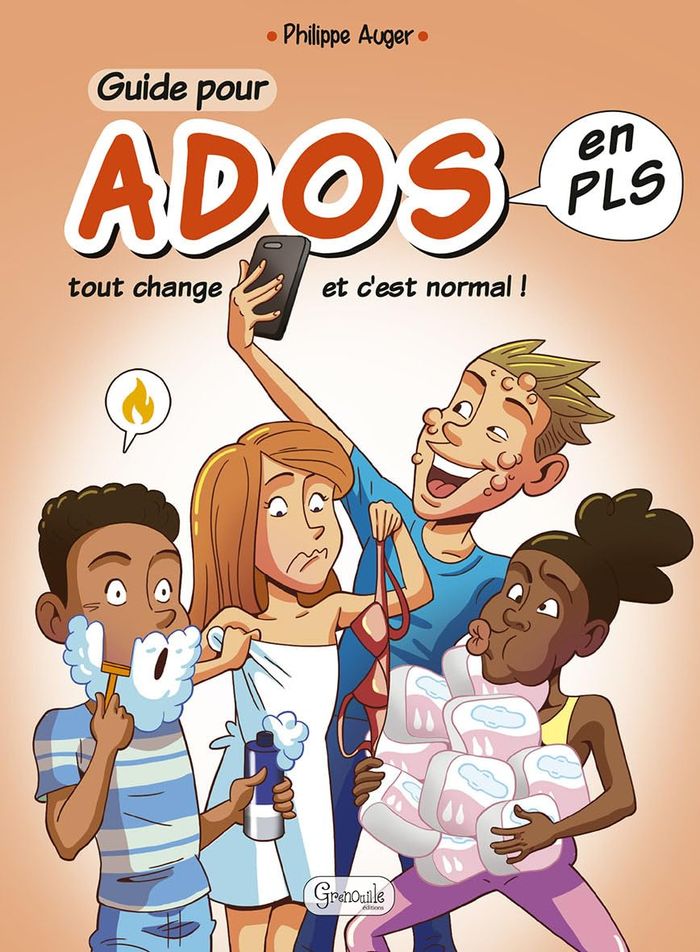 Couverture du livre « Guide pour ados en PLS » de Philippe Auger, librairie Les Contes Infusés à Corte