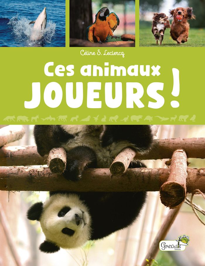 Couverture du livre « Ces animaux joueurs ! » de Céline S. Leclercq, librairie Les Contes Infusés à Corte