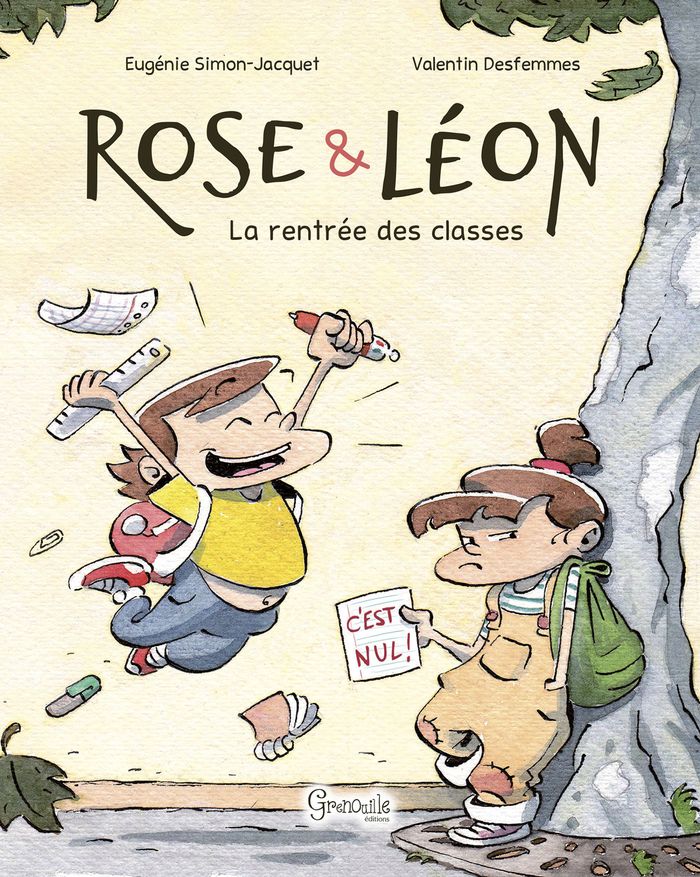 Couverture du livre « LA RENTREE DES CLASSES », librairie Les Contes Infusés à Corte