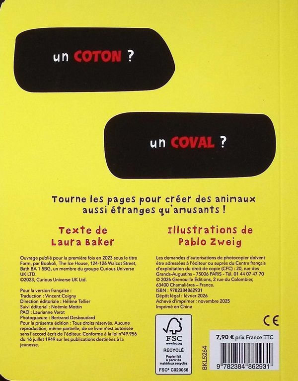 Quatrième de couverture de « Ferme »