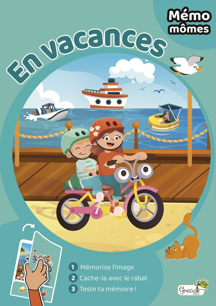 Couverture du livre « En vacances » de Cécile Marbehant, librairie Les Contes Infusés à Corte