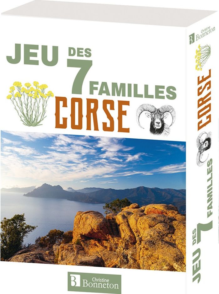 Couverture du livre « JEU DES 7 FAMILLES CORSE », librairie Les Contes Infusés à Corte