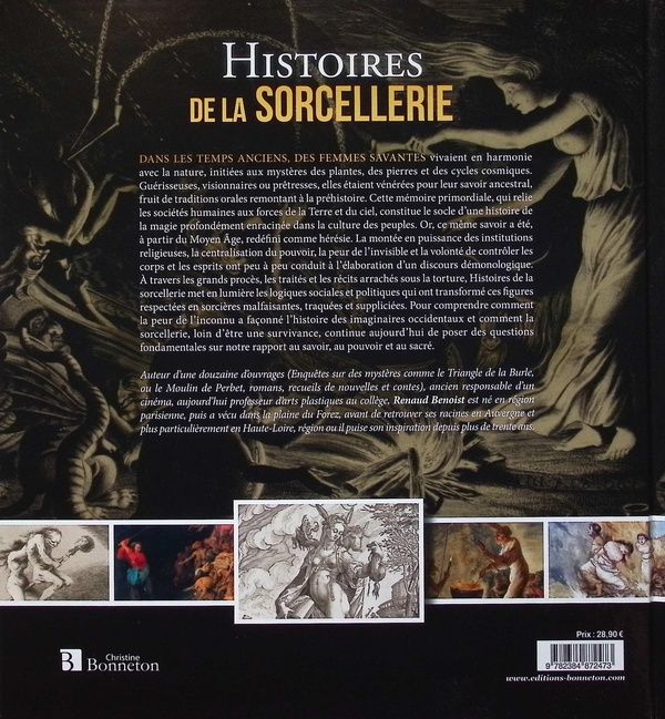 Quatrième de couverture de « Histoires de la sorcellerie »