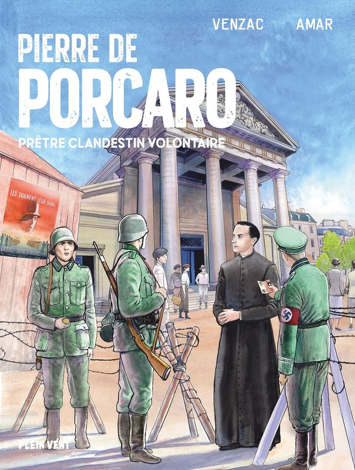 Couverture du livre « Pierre de Porcaro : prêtre clandestin volontaire », librairie Les Contes Infusés à Corte