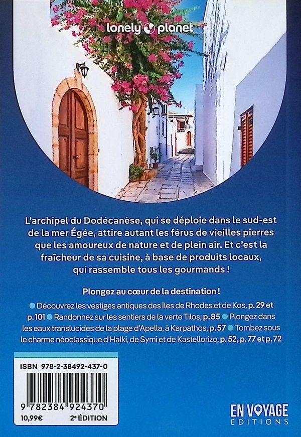 Quatrième de couverture de « Rhodes et le Dodécanèse »