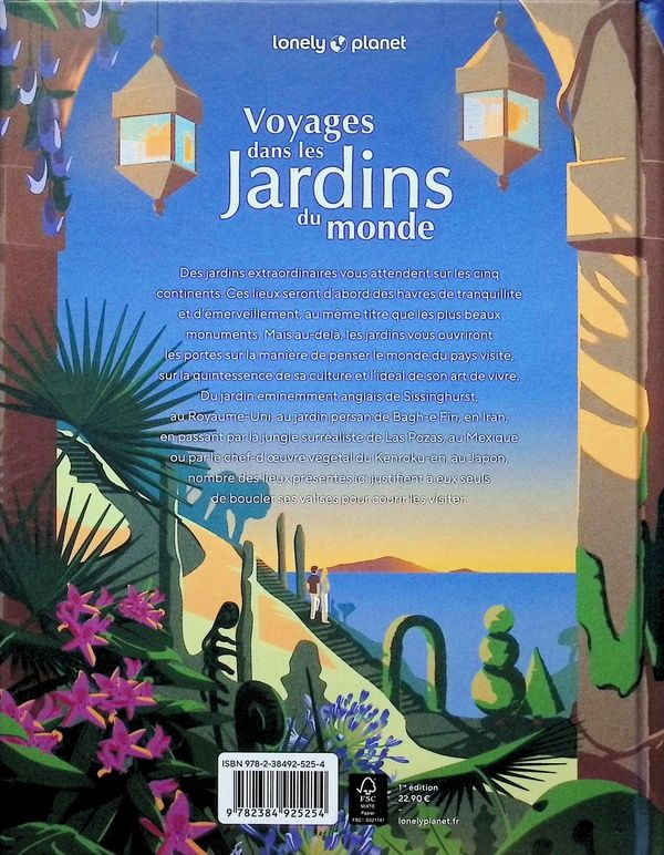 Quatrième de couverture de « Voyages dans les jardins du monde : 60 lieux pour contempler l'art des jardins »
