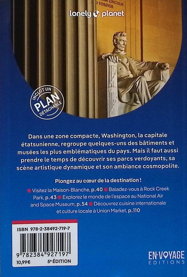 Quatrième de couverture de « Washington »