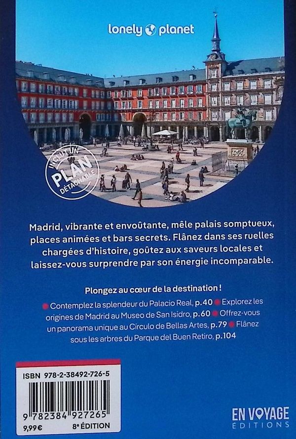 Quatrième de couverture de « Madrid »