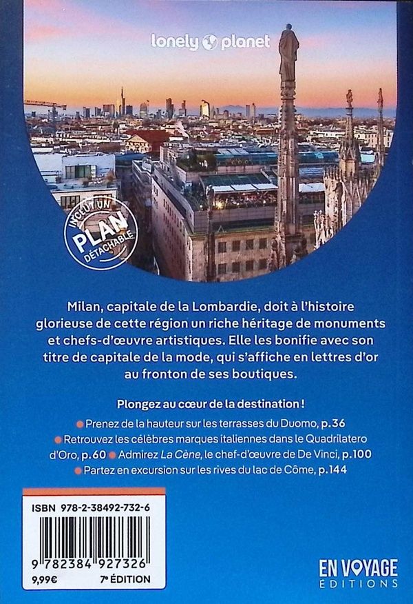 Quatrième de couverture de « Milan »