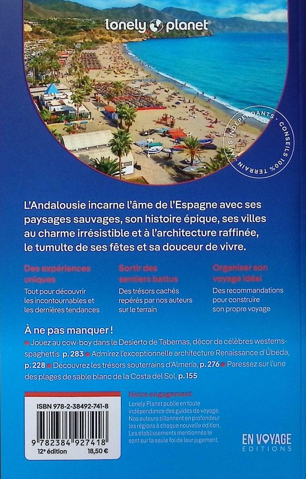 Quatrième de couverture de « Andalousie »
