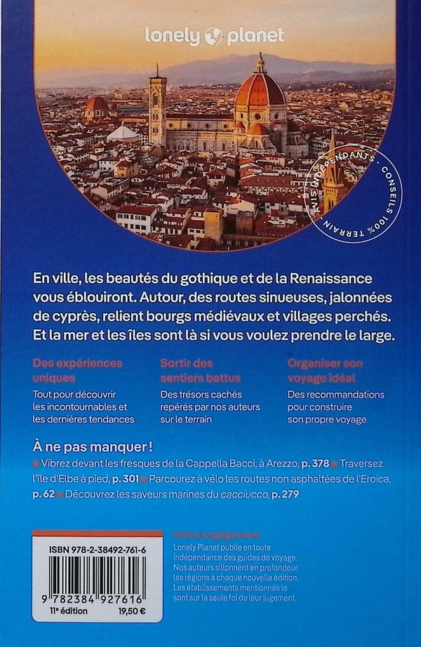 Quatrième de couverture de « Toscane »