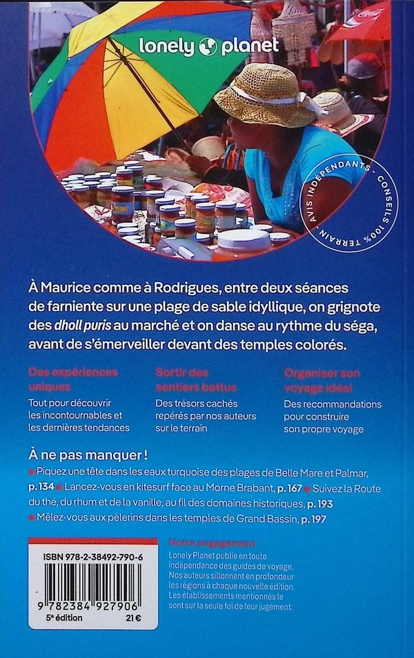 Quatrième de couverture de « Maurice et Rodrigues »
