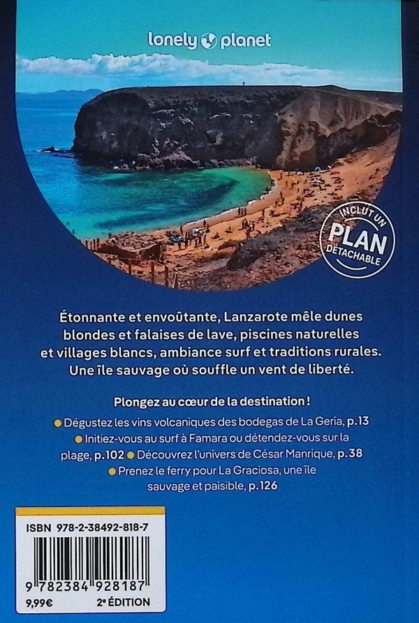 Quatrième de couverture de « Lanzarote »