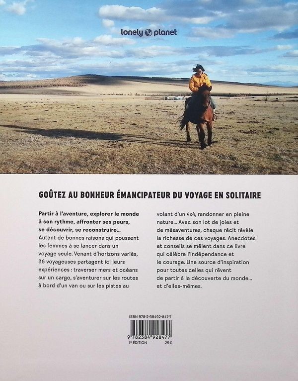 Quatrième de couverture de « VOYAGES SOLO AU FEMININ »