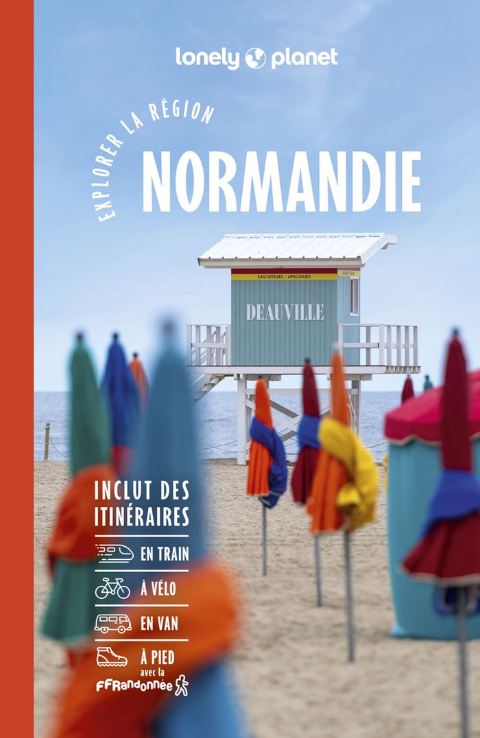 Couverture du livre « Normandie » de Lonely Planet, librairie Les Contes Infusés à Corte