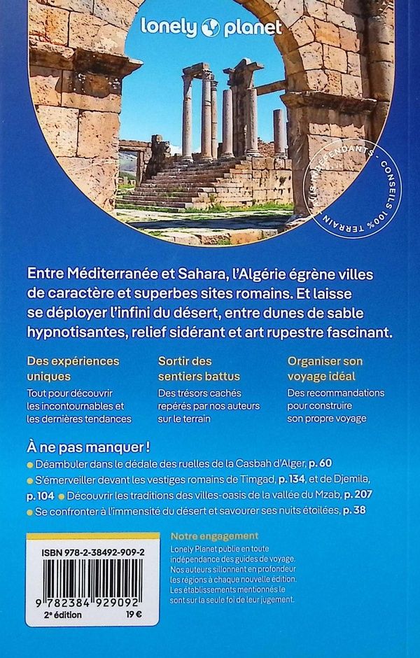 Quatrième de couverture de « Algérie »