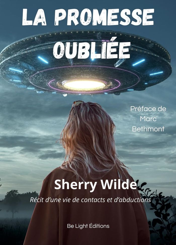 Couverture du livre « La Promesse oubliée : rejoindre notre famille cosmique » de Sherry WILDE, librairie Les Contes Infusés à Corte