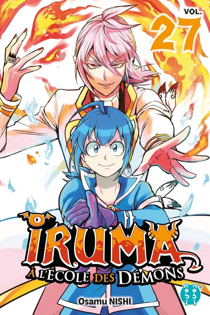 Couverture du livre « Iruma à l'école des démons » de Osamu Nishi, librairie Les Contes Infusés à Corte