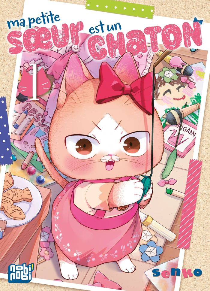 Couverture du livre « Ma petite soeur est un chaton » de Senkō, librairie Les Contes Infusés à Corte