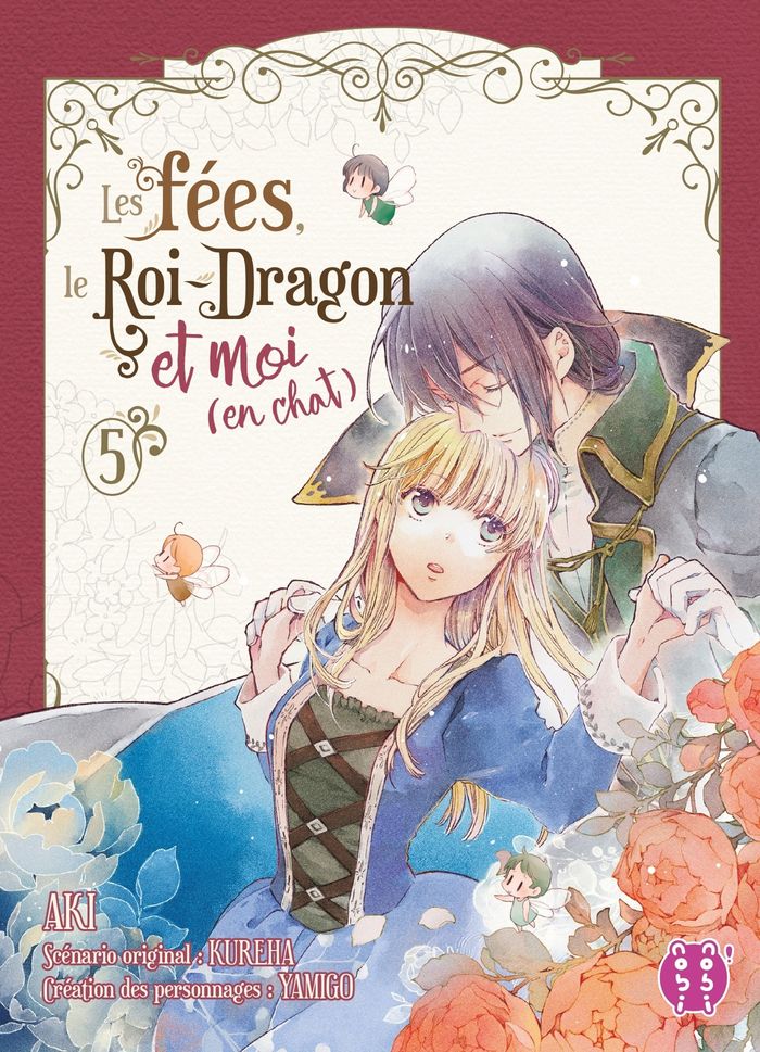 Couverture du livre « Les fées, le roi-dragon et moi, en chat » de Aki, librairie Les Contes Infusés à Corte