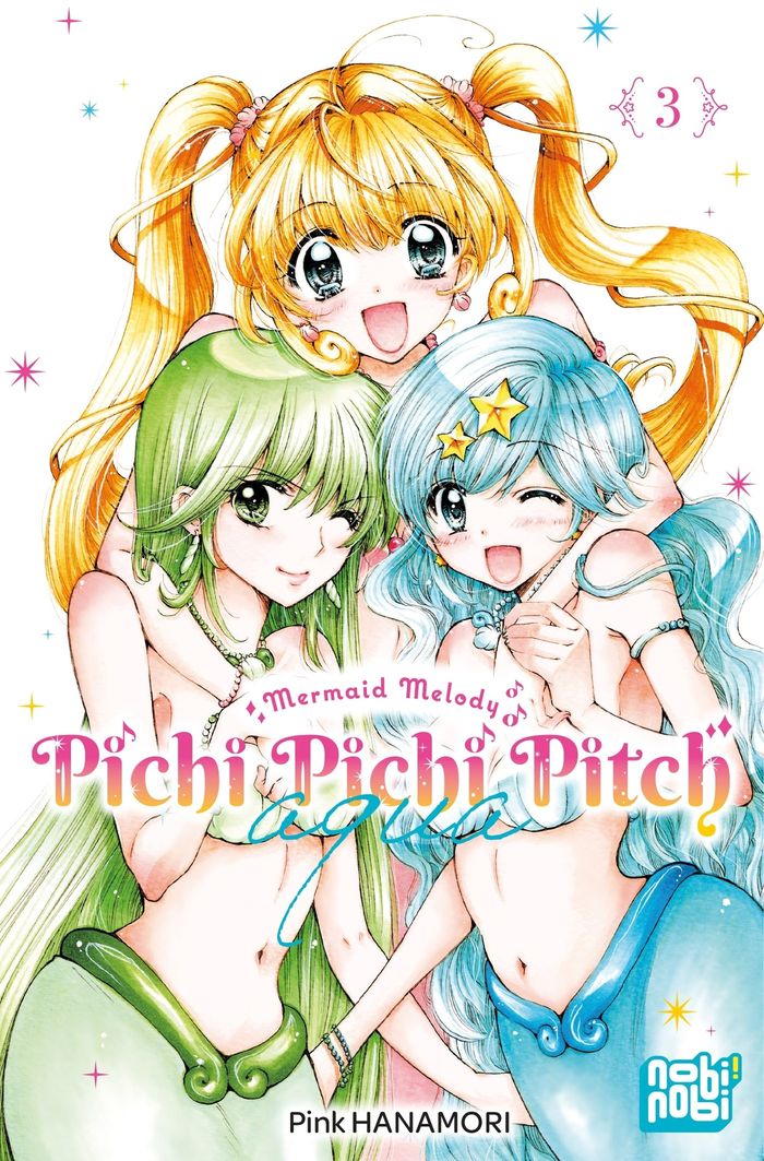 Couverture du livre « Pichi pichi pitch aqua : mermaid melody » de Pinku Hanamori, librairie Les Contes Infusés à Corte
