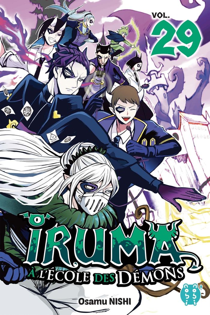 Couverture du livre « Iruma à l'école des démons » de Osamu Nishi, librairie Les Contes Infusés à Corte