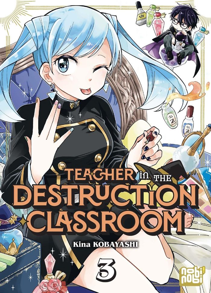 Couverture du livre « Teacher in the destruction classroom » de Kina Kobayashi, librairie Les Contes Infusés à Corte