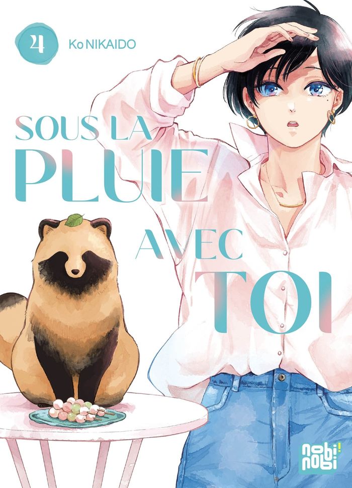 Couverture du livre « Sous la pluie avec toi » de Ko Nikaido, librairie Les Contes Infusés à Corte