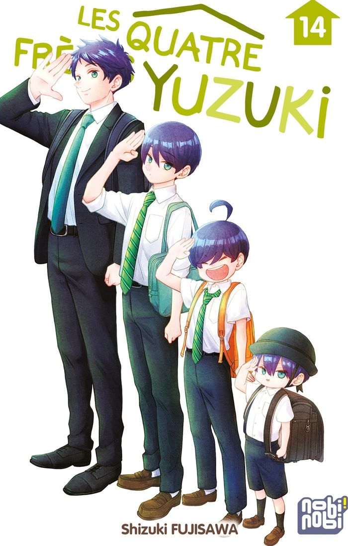 Couverture du livre « Les quatre frères Yuzuki » de Shizuki Fujisawa, librairie Les Contes Infusés à Corte